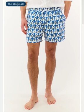 Roller Rabbit Monkey Swim Trunks